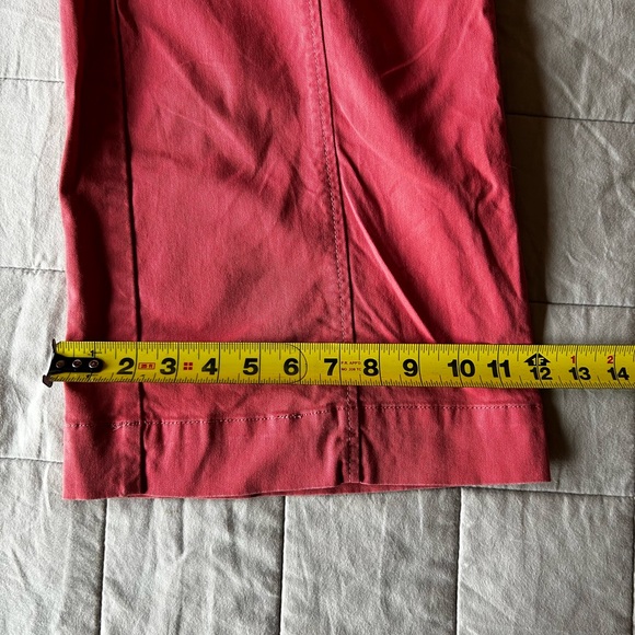 Loft Wide Leg Sailor Pant in Twill, Nantucket Red color, Size 2 - Picture 6 of 8